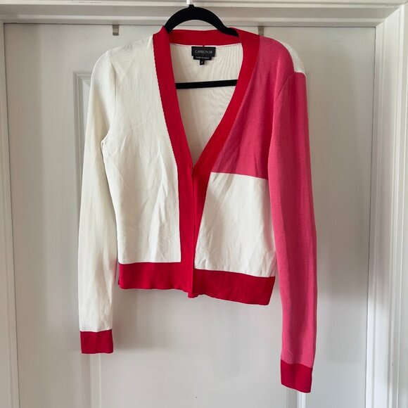 306 Carbon38 Colorblock Cardigan | Size Small - Picture 2 of 5